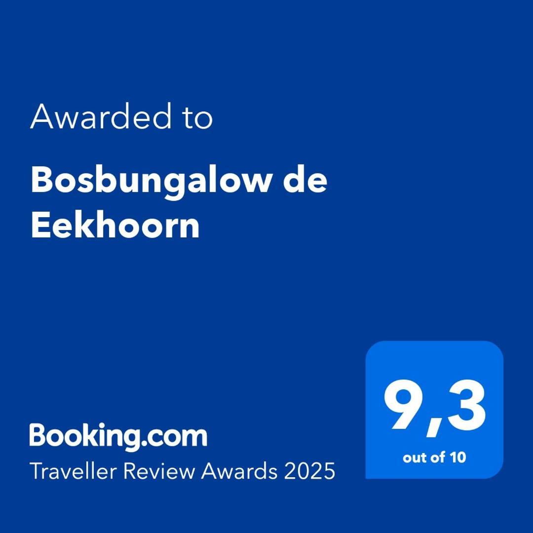 Bosbungalow De Eekhoorn Nunspeet Kültér fotó